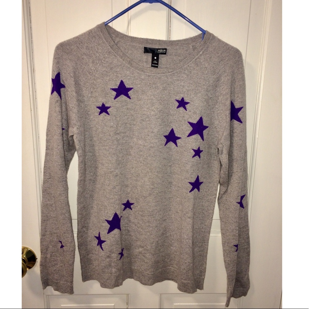 Bloomingdales Cashmere Star Sweater